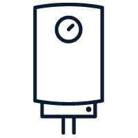 Wall-mounted boiler icon