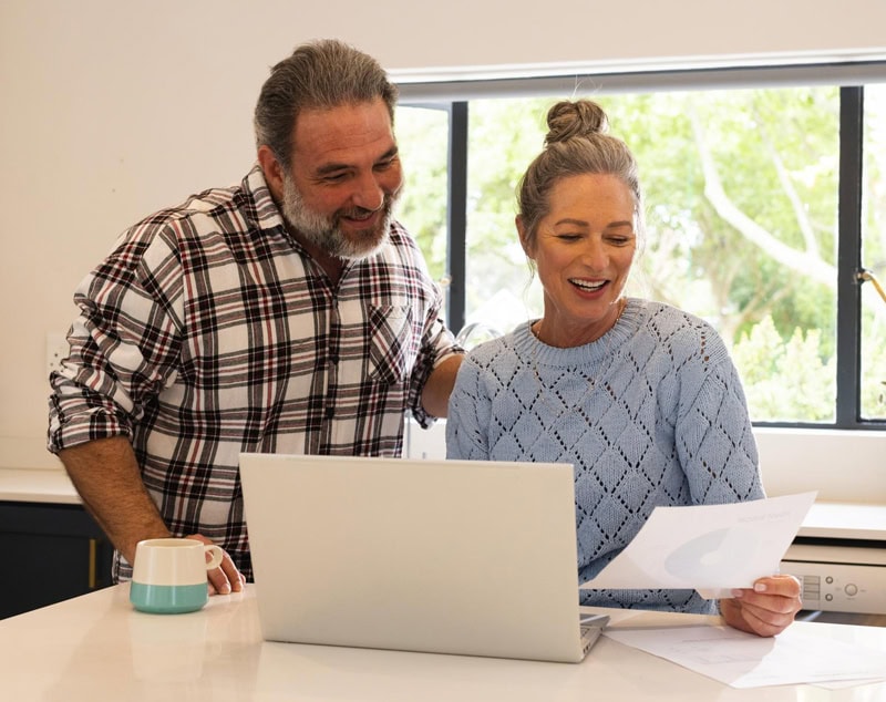 Couple reading housing disrepair claim